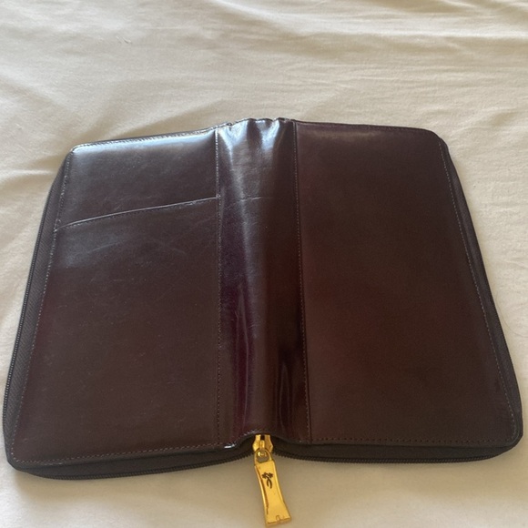 Emerson by Ricardo Beverly Hills Brown Leather Wallet/ Clutch Bag NWOT - Picture 9 of 11